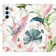 iSaprio flip pouzdro Flower Pattern 07 pro Samsung Galaxy A34 5G - Phone Cover