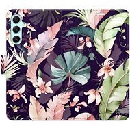 iSaprio flip pouzdro Flower Pattern 08 pro Samsung Galaxy A34 5G - Phone Cover
