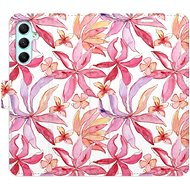 iSaprio flip pouzdro Flower Pattern 10 pro Samsung Galaxy A34 5G - Phone Cover