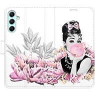 iSaprio flip pouzdro Girl with bubble pro Samsung Galaxy A34 5G - Phone Cover