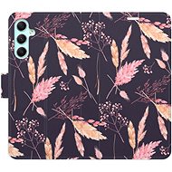 iSaprio flip pouzdro Ornamental Flowers 02 pro Samsung Galaxy A34 5G - Phone Cover