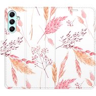 iSaprio flip pouzdro Ornamental Flowers pro Samsung Galaxy A34 5G - Phone Cover