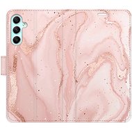 iSaprio flip case RoseGold Marble for Samsung Galaxy A34 5G - Phone Cover