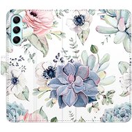 iSaprio flip pouzdro Succulents pro Samsung Galaxy A34 5G - Phone Cover