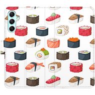 iSaprio flip pouzdro Sushi Pattern 02 pro Samsung Galaxy A34 5G - Phone Cover