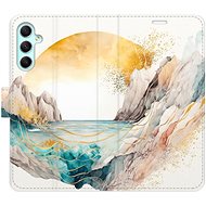 iSaprio flip pouzdro Winter in the Mountains pro Samsung Galaxy A34 5G - Phone Cover