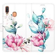 iSaprio flip pouzdro Beautiful Flower pro Samsung Galaxy A40 - Phone Cover
