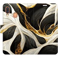 iSaprio flip pouzdro BlackGold Marble pro Samsung Galaxy A40 - Phone Cover