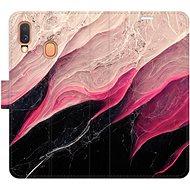iSaprio flip pouzdro BlackPink Marble pro Samsung Galaxy A40 - Phone Cover