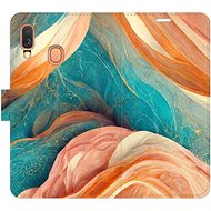 iSaprio flip pouzdro Blue and Orange pro Samsung Galaxy A40 - Phone Cover