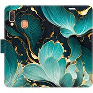 iSaprio flip pouzdro Blue Flowers 02 pro Samsung Galaxy A40 - Phone Cover