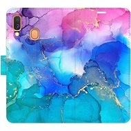 iSaprio flip pouzdro BluePink Paint pro Samsung Galaxy A40 - Phone Cover