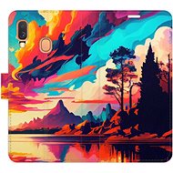 iSaprio flip pouzdro Colorful Mountains 02 pro Samsung Galaxy A40 - Phone Cover