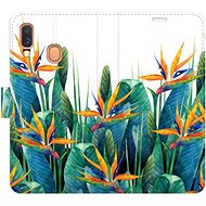 iSaprio flip pouzdro Exotic Flowers 02 pro Samsung Galaxy A40 - Phone Cover