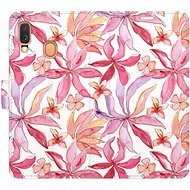 iSaprio flip pouzdro Flower Pattern 10 pro Samsung Galaxy A40 - Phone Cover