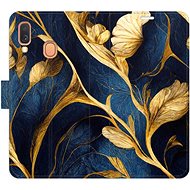 iSaprio flip case GoldBlue for Samsung Galaxy A40 - Phone Cover