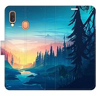 iSaprio flip case Magical Landscape for Samsung Galaxy A40 - Phone Cover