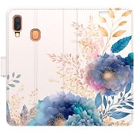 iSaprio flip case Ornamental Flowers 03 for Samsung Galaxy A40 - Phone Cover