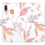 iSaprio flip case Ornamental Flowers for Samsung Galaxy A40 - Phone Cover