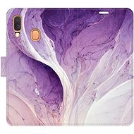 iSaprio flip case Purple Paint for Samsung Galaxy A40 - Phone Cover
