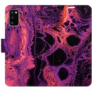 iSaprio flip pouzdro Abstract Dark 02 pro Samsung Galaxy A41 - Phone Cover