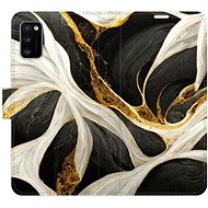 iSaprio flip case BlackGold Marble for Samsung Galaxy A41 - Phone Cover