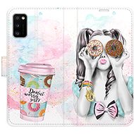 iSaprio flip case Donut Worry Girl for Samsung Galaxy A41 - Phone Cover