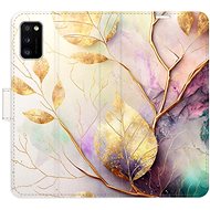 iSaprio flip case Gold Leaves 02 for Samsung Galaxy A41 - Phone Cover