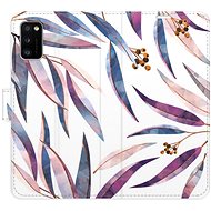 iSaprio flip case Ornamental Leaves for Samsung Galaxy A41 - Phone Cover