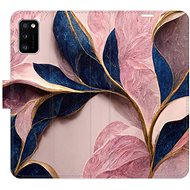 iSaprio flip pouzdro Pink Leaves pro Samsung Galaxy A41 - Phone Cover