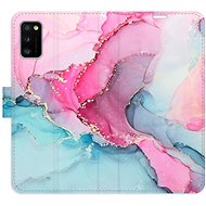 iSaprio flip pouzdro PinkBlue Marble pro Samsung Galaxy A41 - Phone Cover