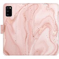 iSaprio flip pouzdro RoseGold Marble pro Samsung Galaxy A41 - Phone Cover