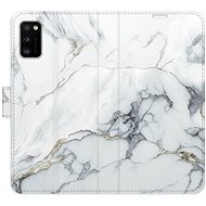 iSaprio flip pouzdro SilverMarble 15 pro Samsung Galaxy A41 - Phone Cover