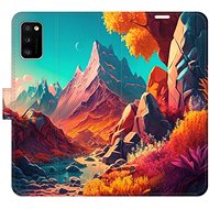 iSaprio flip case Colorful Mountains for Samsung Galaxy A41 - Phone Cover