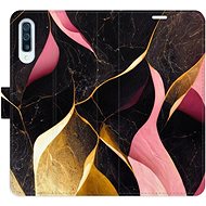 iSaprio flip pouzdro Gold Pink Marble 02 pro Samsung Galaxy A50 - Phone Cover