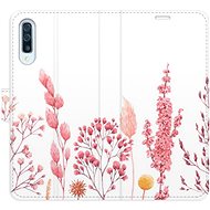 iSaprio flip case Pink Flowers 03 for Samsung Galaxy A50 - Phone Cover