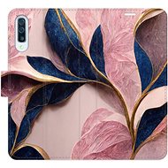 iSaprio flip pouzdro Pink Leaves pro Samsung Galaxy A50 - Phone Cover