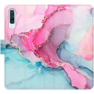 iSaprio flip case PinkBlue Marble for Samsung Galaxy A50 - Phone Cover