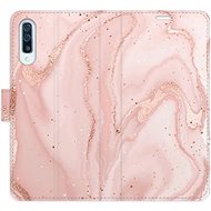 iSaprio flip pouzdro RoseGold Marble pro Samsung Galaxy A50 - Phone Cover