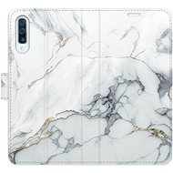 iSaprio flip pouzdro SilverMarble 15 pro Samsung Galaxy A50 - Phone Cover