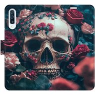 iSaprio flip case Skull in Roses 02 for Samsung Galaxy A50 - Phone Cover