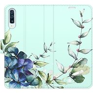 iSaprio flip pouzdro Blue Flowers pro Samsung Galaxy A50 - Phone Cover
