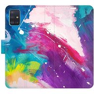 iSaprio flip pouzdro Abstract Paint 05 pro Samsung Galaxy A51 - Phone Cover