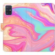 iSaprio flip pouzdro Abstract Paint 07 pro Samsung Galaxy A51 - Phone Cover