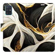 iSaprio flip case BlackGold Marble for Samsung Galaxy A51 - Phone Cover