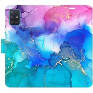 iSaprio flip case BluePink Paint for Samsung Galaxy A51 - Phone Cover