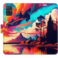 iSaprio flip pouzdro Colorful Mountains 02 pro Samsung Galaxy A51 - Phone Cover