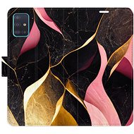 iSaprio flip pouzdro Gold Pink Marble 02 pro Samsung Galaxy A51 - Phone Cover