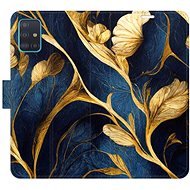 iSaprio flip pouzdro GoldBlue pro Samsung Galaxy A51 - Phone Cover