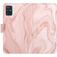 iSaprio flip pouzdro RoseGold Marble pro Samsung Galaxy A51 - Phone Cover